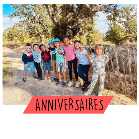 Fêtez l'anniversaire de votre enfant au Domaine Ecoline à Sadirac
